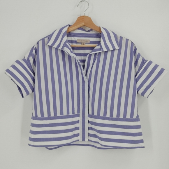 Banana Republic | striped button down shirt - Picture 1 of 6